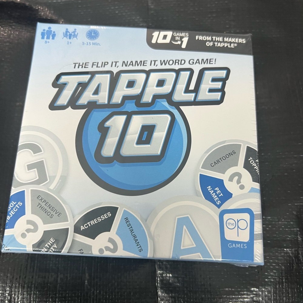 Tapple 10 Word Game - Blue and Gray